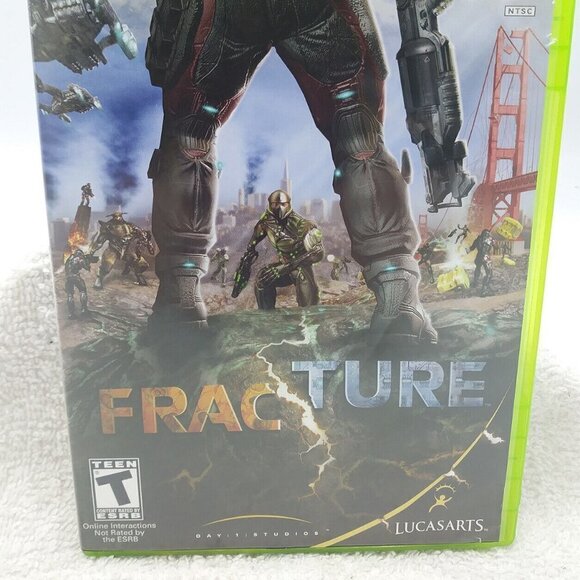 XBox 360 Fracture Game 2008 Havok Lucas Arts - Picture 3 of 9